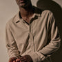 Cotton Flannel Shirting in Stone | James Perse Los Angeles