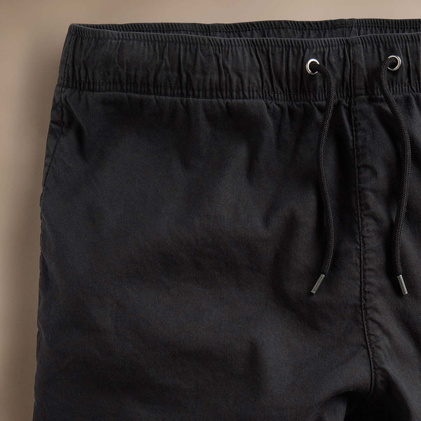 Linen Blend Jogger in Black | James Perse Los Angeles