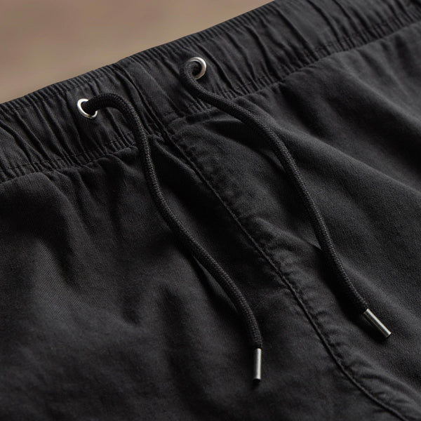 Linen Blend Jogger in Black | James Perse Los Angeles
