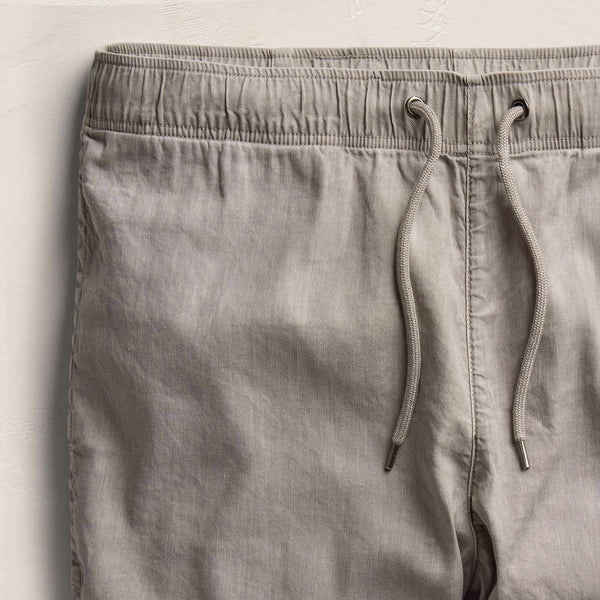 Stretch Linen Jogger in Fog Pigment | James Perse Los Angeles