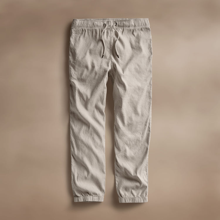 Linen Blend Jogger in Salt Pigment | James Perse Los Angeles