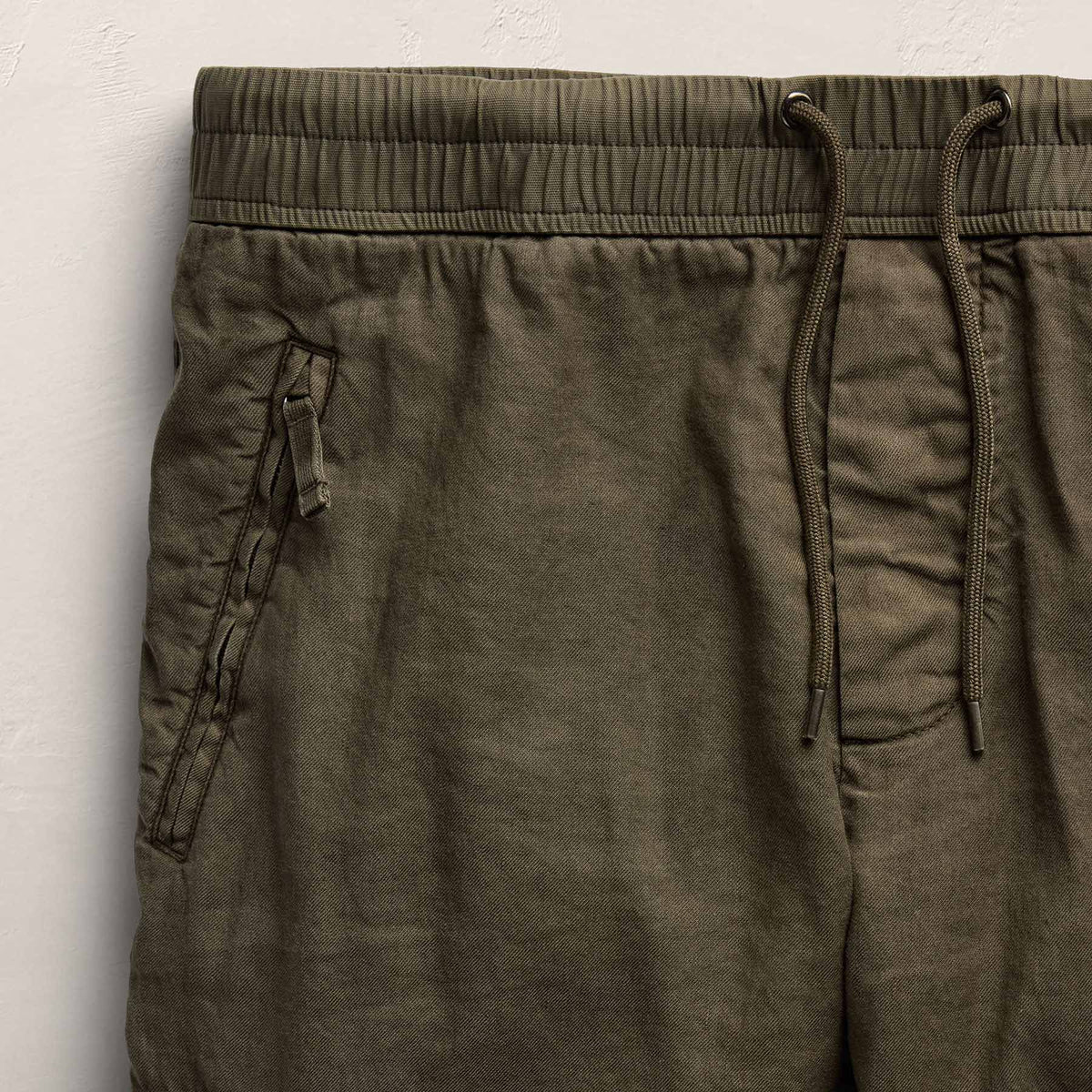 Parachute Linen Cotton Cargo - Army Green Pigment