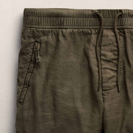Parachute Linen Cotton Cargo - Army Green Pigment