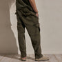 Parachute Linen Cotton Cargo in Army Green Pigment | James Perse Los Angeles