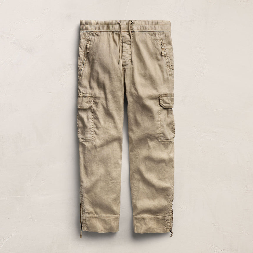 Parachute Linen Cotton Cargo in Flax Pigment | James Perse Los Angeles