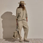 Parachute Linen Cotton Cargo in Flax Pigment | James Perse Los Angeles
