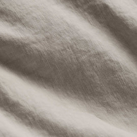 Linen Blend Zip Front Hoody in Salt Pigment | James Perse Los Angeles