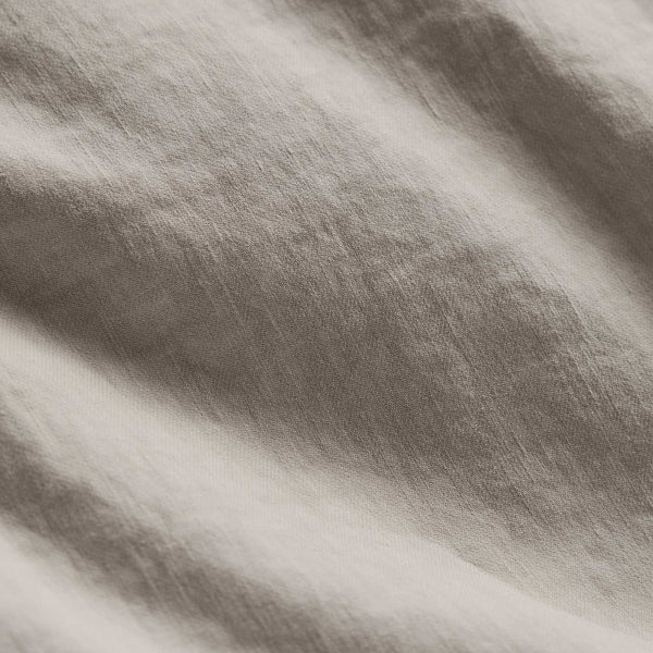 Linen Blend Zip Front Hoody in Salt Pigment | James Perse Los Angeles