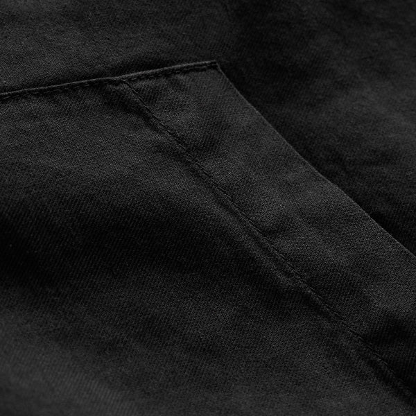 Stretch Linen Track Jacket in Black | James Perse Los Angeles