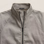 Stretch Linen Track Jacket in Fog Pigment | James Perse Los Angeles