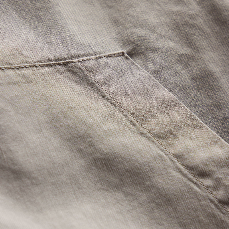 Stretch Linen Track Jacket in Fog Pigment | James Perse Los Angeles