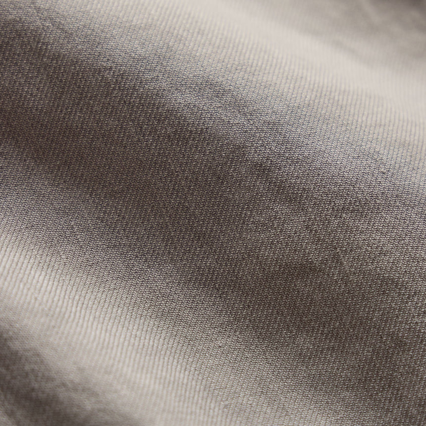 Stretch Linen Track Jacket in Fog Pigment | James Perse Los Angeles