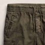 Linen Cotton Utility Short in Army Green Pigment | James Perse Los Angeles