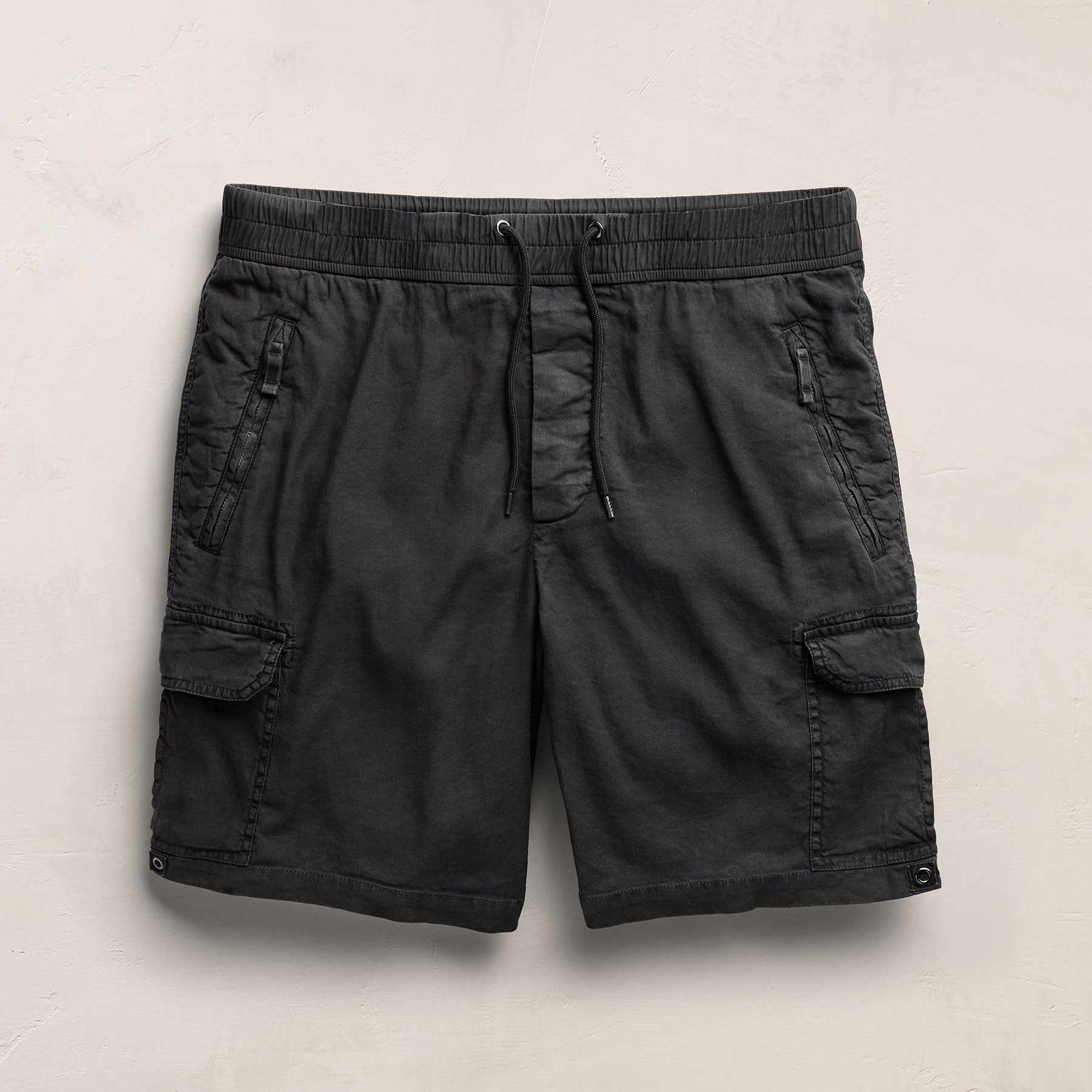 Linen Cotton Utility Short in Magma Pigment | James Perse Los Angeles