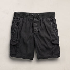 Linen Cotton Utility Short in Magma Pigment | James Perse Los Angeles
