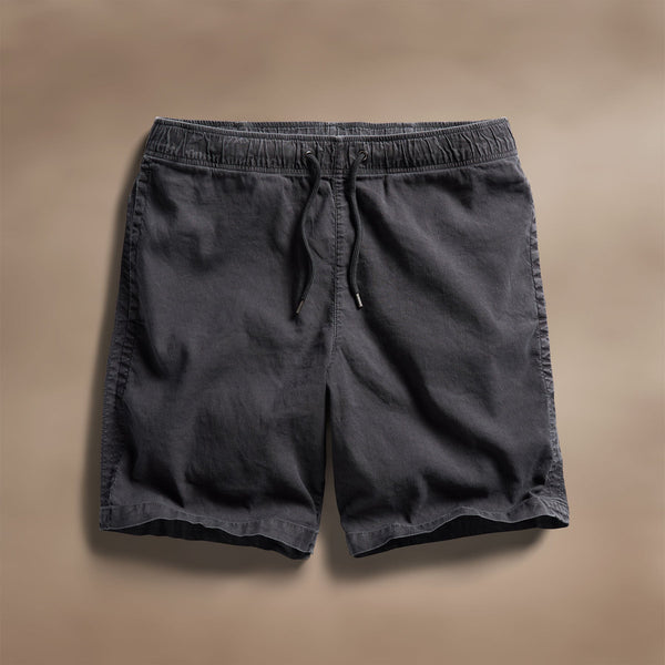 Linen Blend Jogger Short in Magma Pigment | James Perse Los Angeles