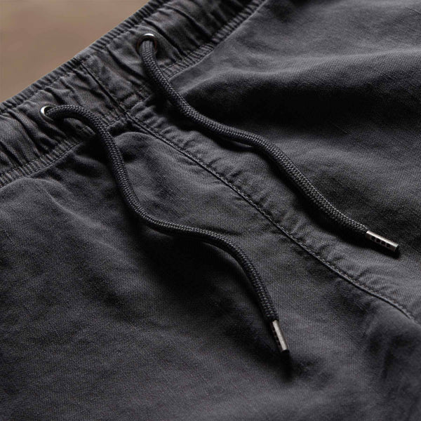 Linen Blend Jogger Short in Magma Pigment | James Perse Los Angeles
