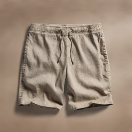 Linen Blend Jogger Short in Overcast Pigment | James Perse Los Angeles