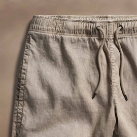 Linen Blend Jogger Short in Overcast Pigment | James Perse Los Angeles