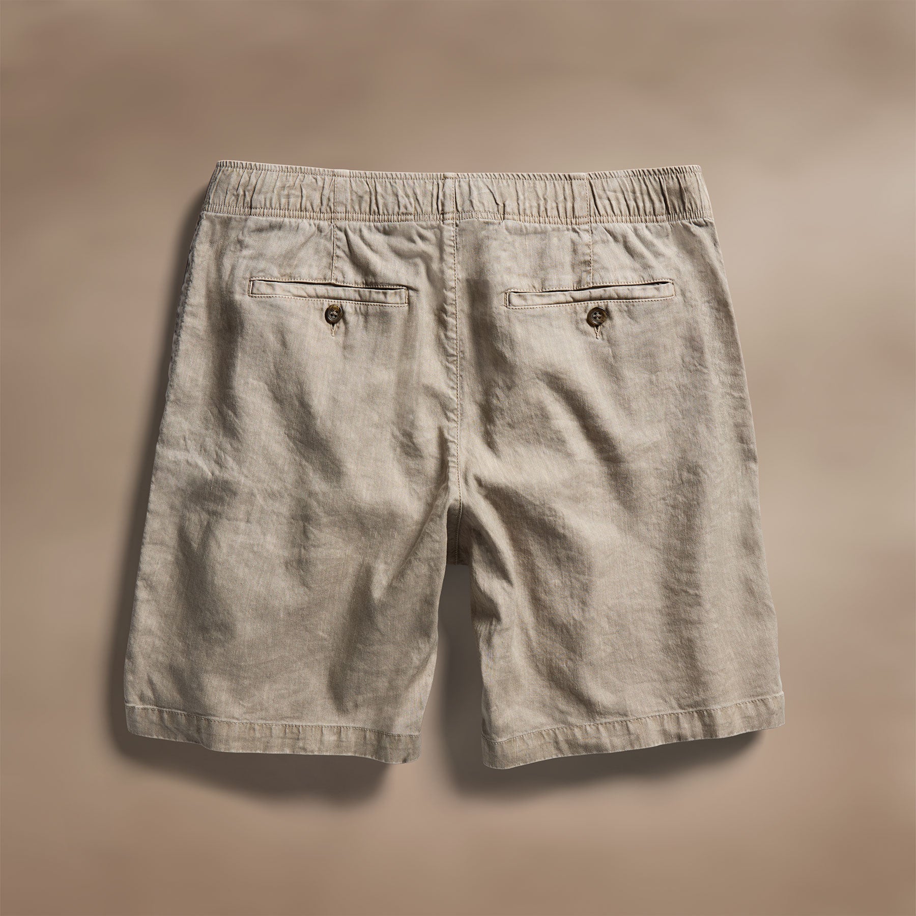 Linen Blend Jogger Short In Overcast Pigment | James Perse Los Angeles