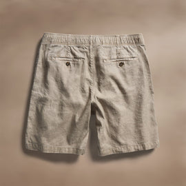Linen Blend Jogger Short in Overcast Pigment | James Perse Los Angeles