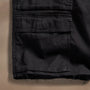 Linen Blend Utility Short in Black | James Perse Los Angeles