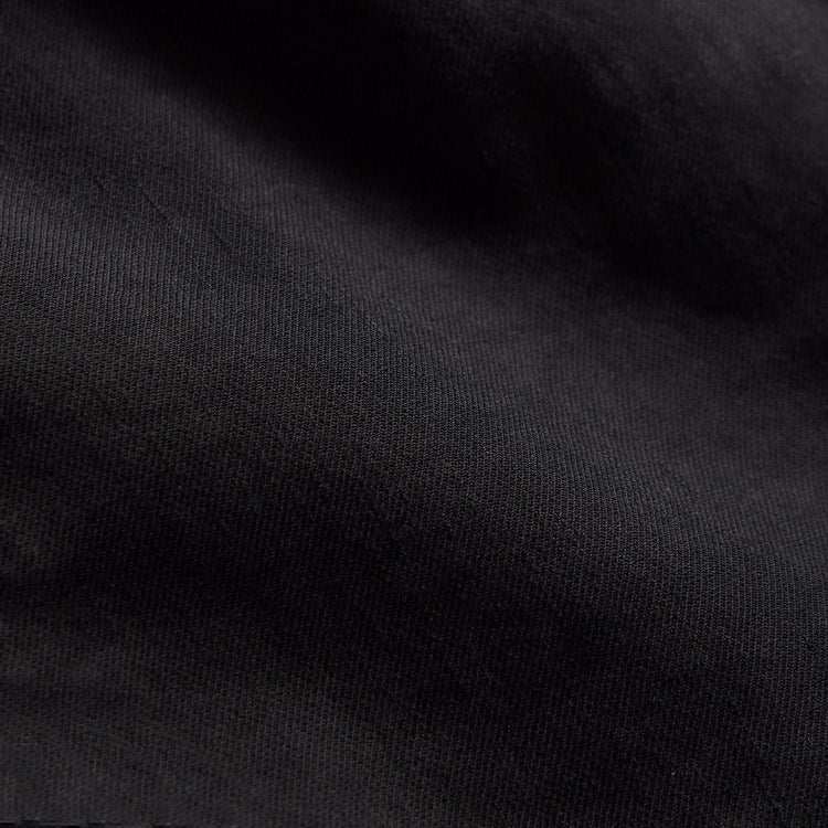 Linen Blend Utility Short in Black | James Perse Los Angeles