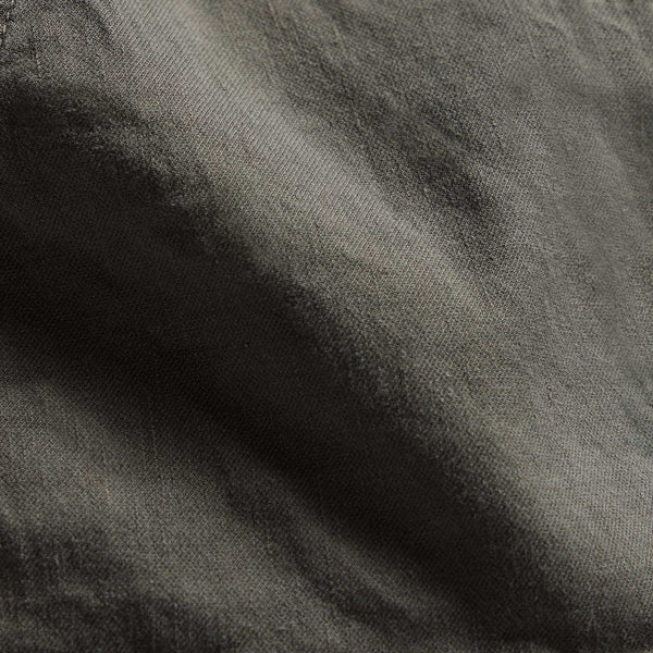 Linen Blend Utility Short in Granite Pigment | James Perse Los Angeles