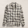 Plaid Linen Shirt in Grey Plaid | James Perse Los Angeles