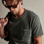 Lightweight Jersey Pocket Tee in Alligator Pigment | James Perse Los Angeles