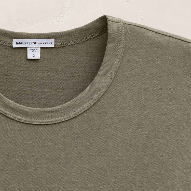 Lightweight Jersey Pocket Tee in Birch Pigment | James Perse Los Angeles