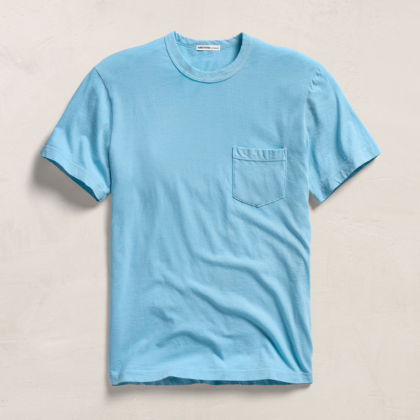 Lightweight Jersey Pocket Tee in Skipper Pigment | James Perse Los Angeles