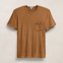 Lightweight Jersey Pocket Tee in Whiskey Pigment | James Perse Los Angeles