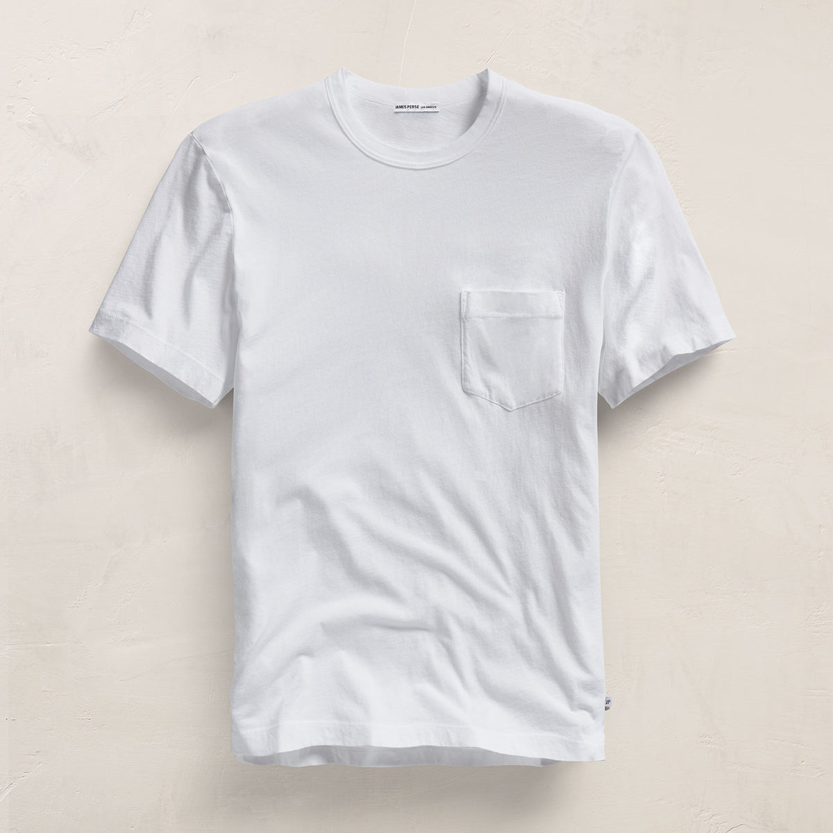 Lightweight Jersey Pocket Tee White James Perse Los Angeles