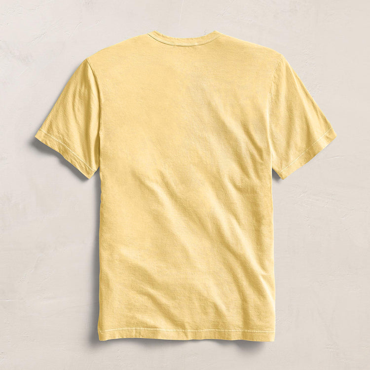 Lightweight Jersey Pocket Tee in Yellow Cake Pigment | James Perse Los Angeles
