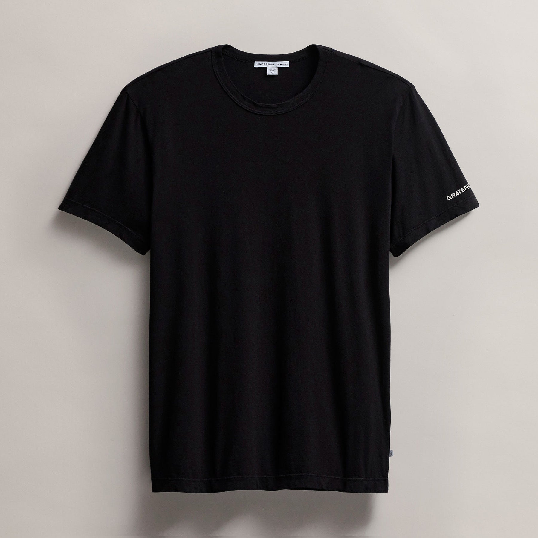 Men's Grateful Dead  Short Sleeve Tee in Black | James Perse Los Angeles