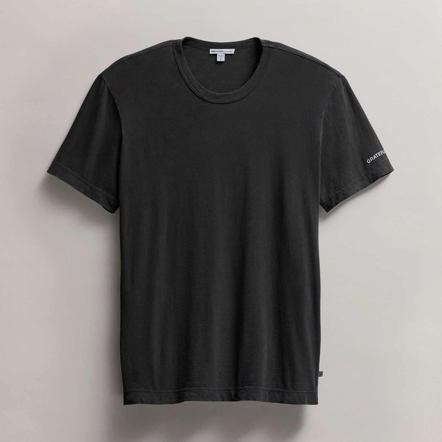 Men's Grateful Dead  Short Sleeve Tee in Carbon Pigment | James Perse Los Angeles