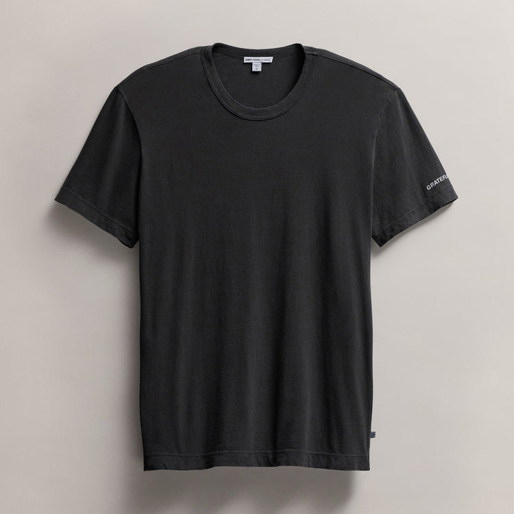 Men's Grateful Dead  Short Sleeve Tee in Carbon Pigment | James Perse Los Angeles