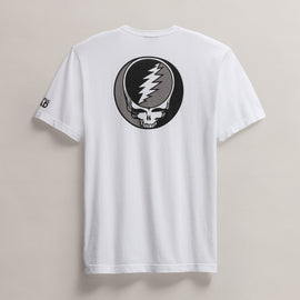 Men's Grateful Dead Short Sleeve in White/Black | James Perse Los Angeles
