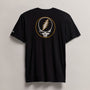 Men's Short Sleeve Crew Grateful Dead Sphere in Black/Cadmium | James Perse Los Angeles