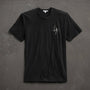 JP x LA in Short Sleeve Crew in Black | James Perse Los Angeles