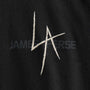 JP x LA in Short Sleeve Crew in Black | James Perse Los Angeles