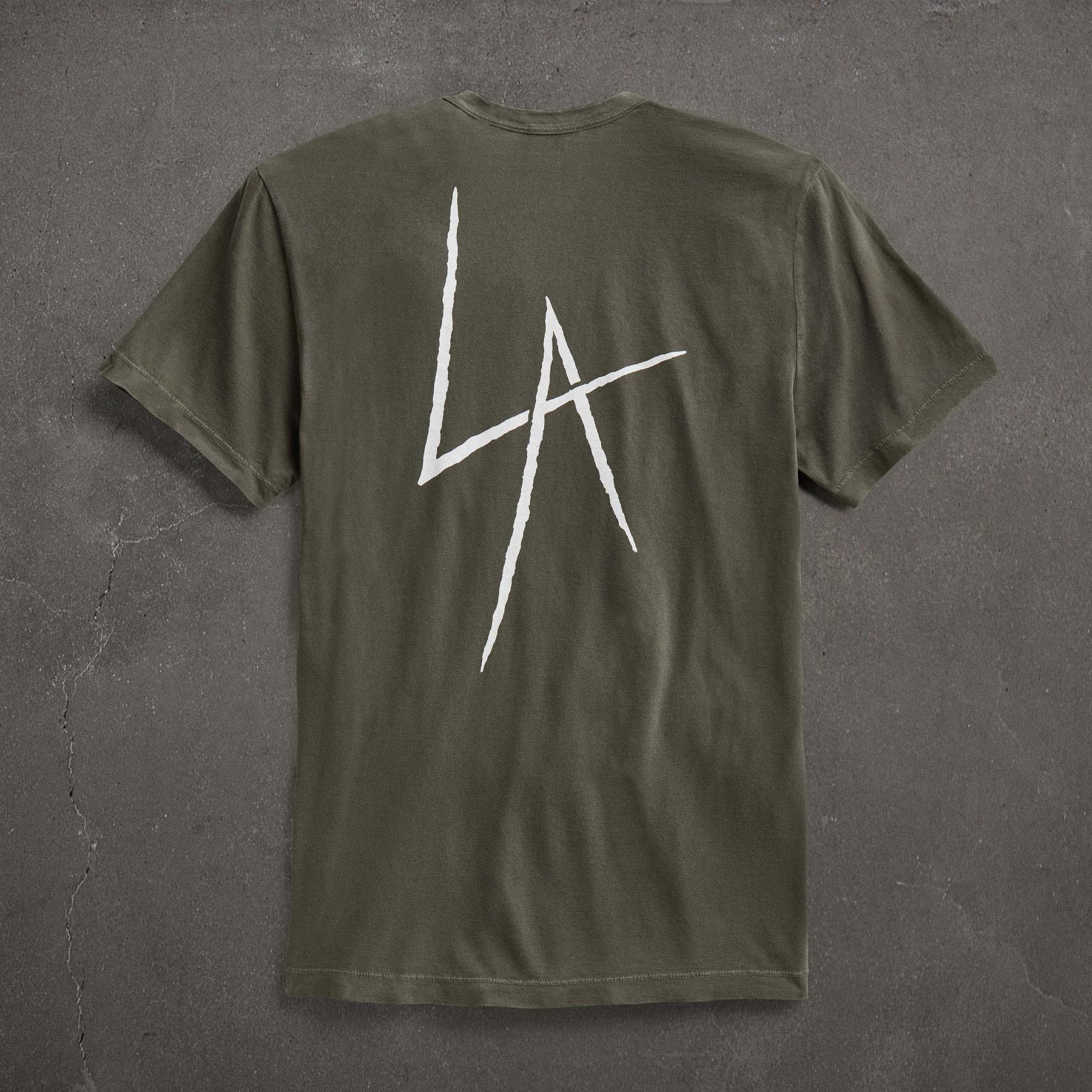 JP x LA Short Sleeve Crew - Platoon Pigment | James Perse