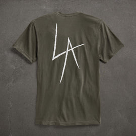 JP x LA in Short Sleeve Crew in Platoon Pigment | James Perse Los Angeles