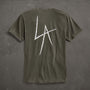 JP x LA in Short Sleeve Crew in Platoon Pigment | James Perse Los Angeles