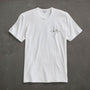 JP x LA in Short Sleeve Crew in White | James Perse Los Angeles