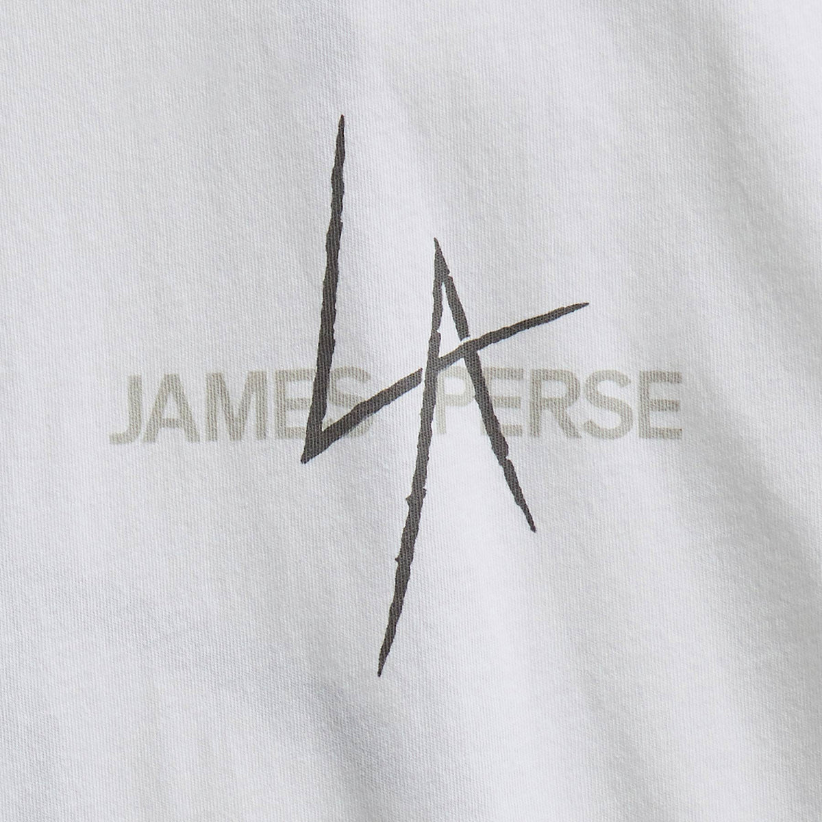 JP x LA in Short Sleeve Crew in White | James Perse Los Angeles