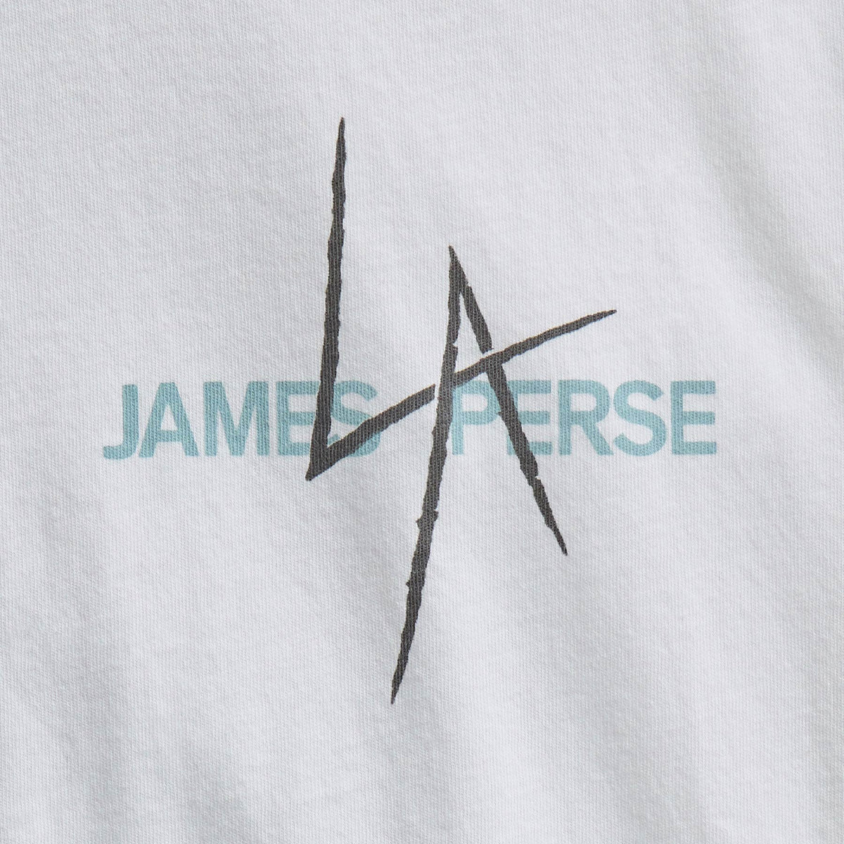 JP x LA in Short Sleeve Palm Fade in White | James Perse Los Angeles
