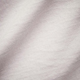 Short Sleeve Crew Neck Double Stripe in White/Rust | James Perse Los Angeles