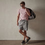 Short Sleeve Crew Neck in Antique Rose Pigment | James Perse Los Angeles